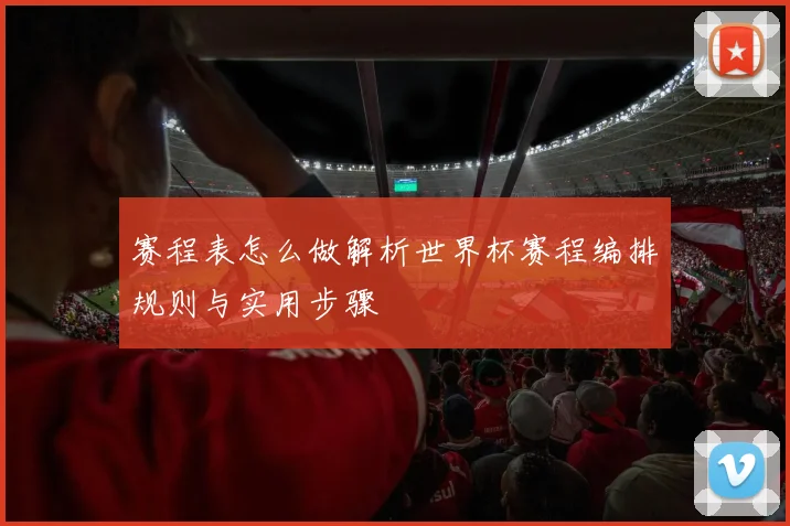 赛程表怎么做解析世界杯赛程编排规则与实用步骤